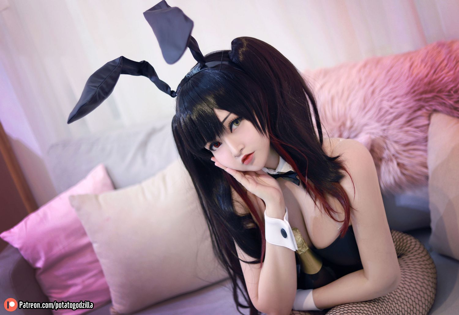 [CoserӰ] Tokisaki ˸߸Ů ѧNo.Potatoodzilla Bunnyirl 󲨷ͼƬ  Kurumi P.5