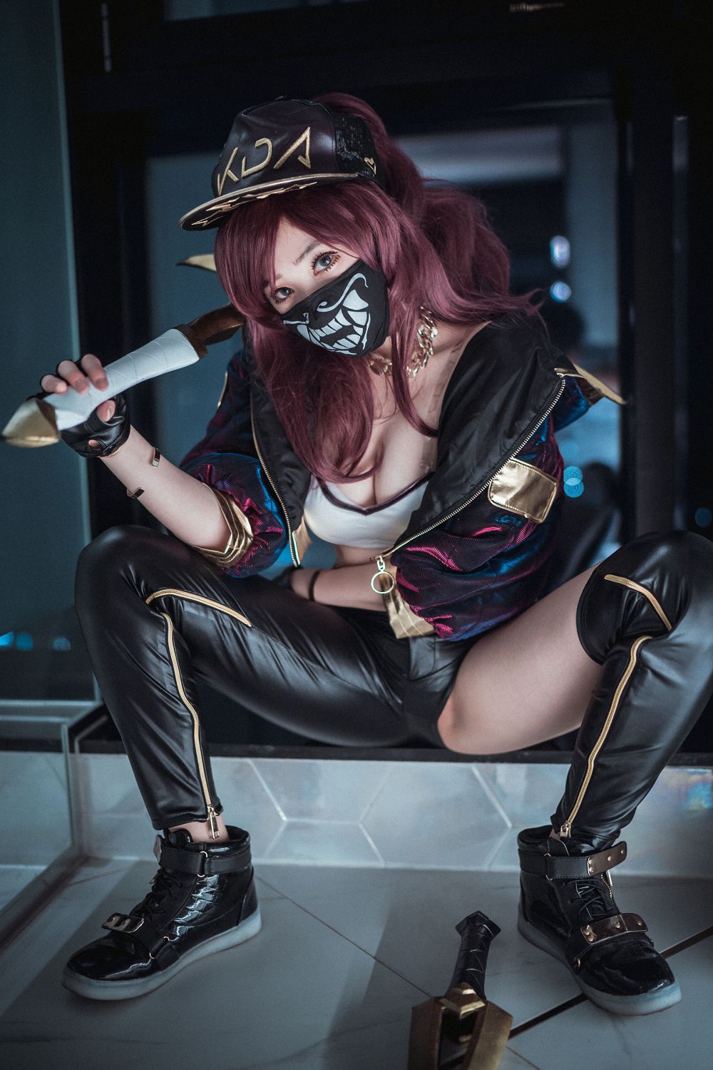 KDA [Coserͼ] Bambi Akali ﺫ  ģ  ѧȹͼ P.4